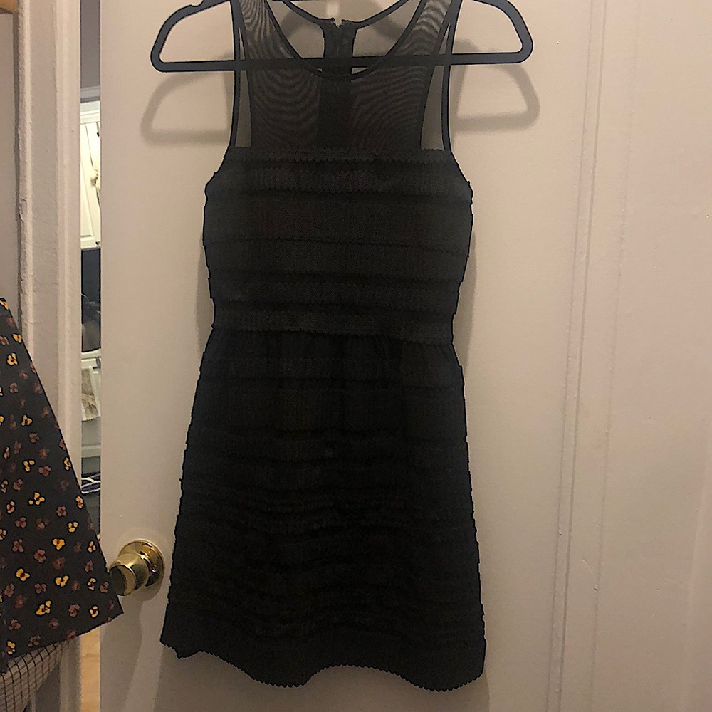 Black cocktail dress